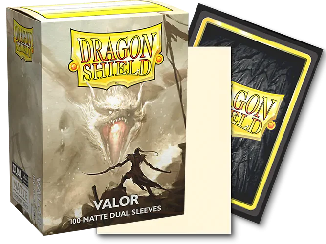 Dragon Shield: Standard 100ct Sleeves - Valor (Dual Matte) - Image 4