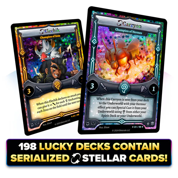 Elestrals: Firestorm - Double Starter Deck Bundle (Hermes vs. Zeus) - Image 3