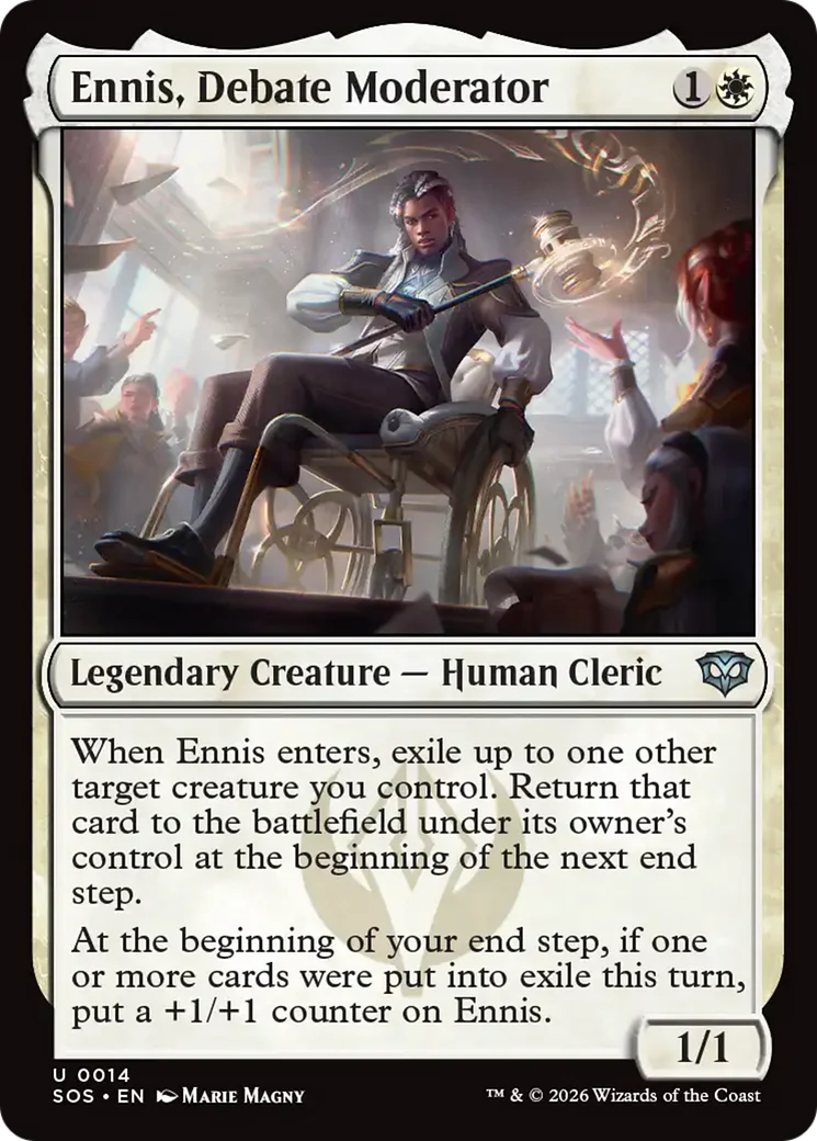 Ennis, Debate Moderator [Secrets of Strixhaven]