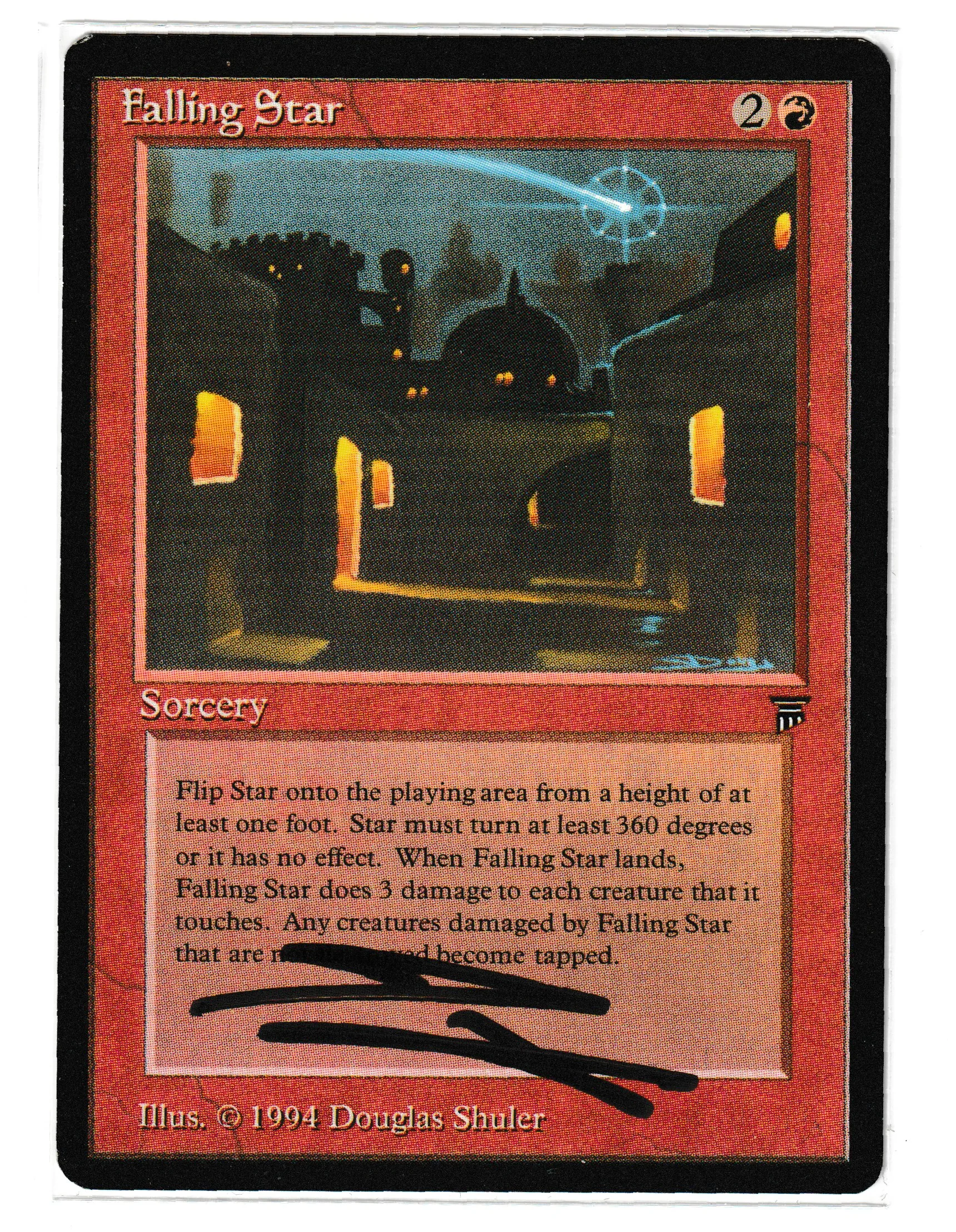 Falling Star (Signed) [Legends] (Actual Scans)