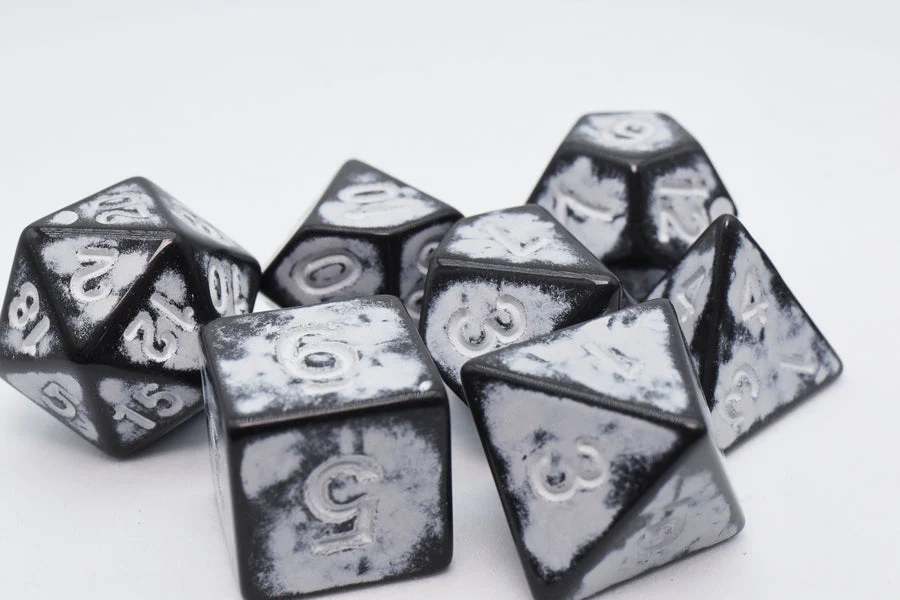 Foam Brain Games: Timeworn White - Dice Set - Image 2