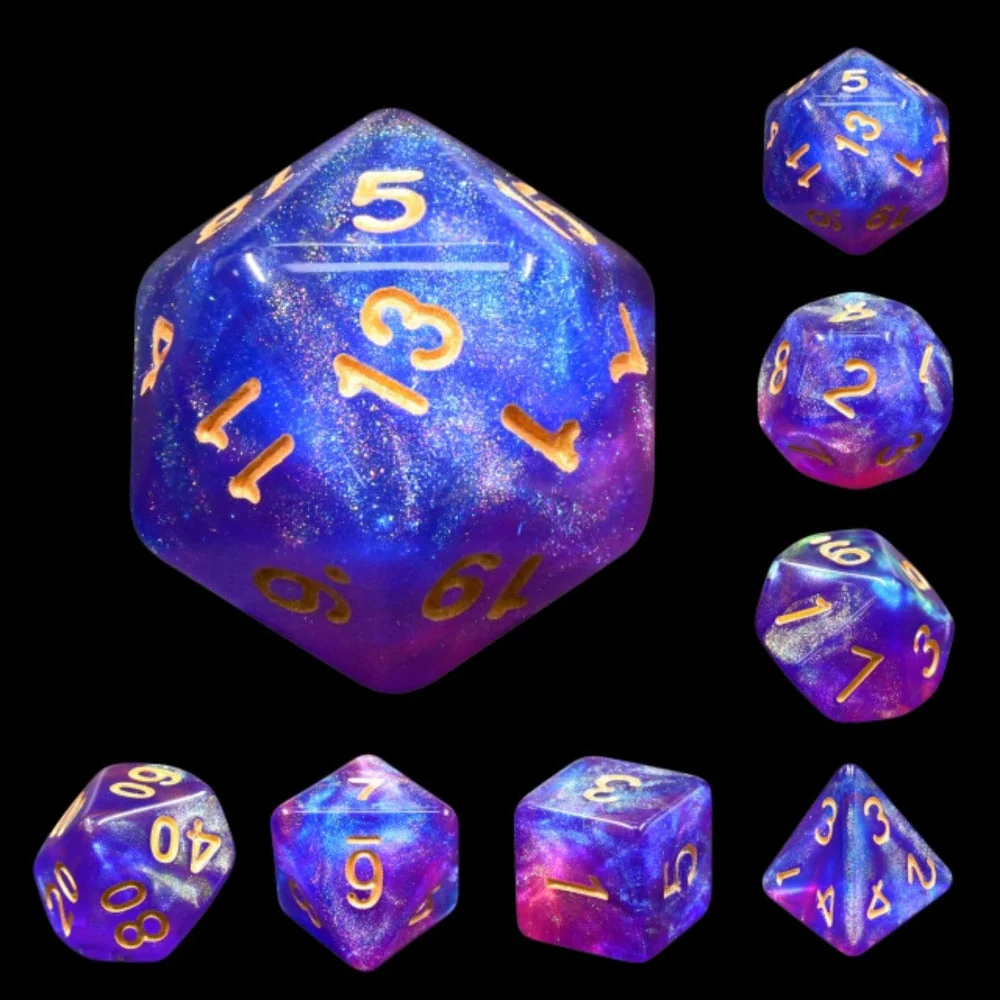 Foam Brain Games: Blue Enchantress Dice Set - Image 2