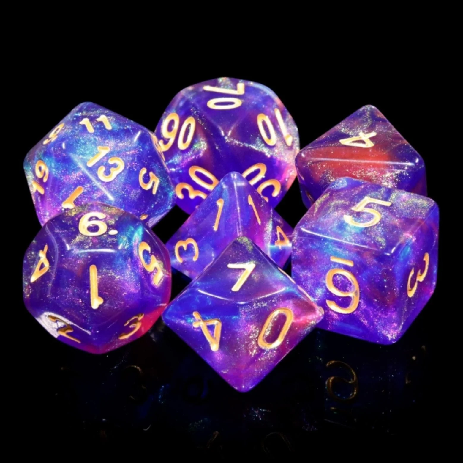Foam Brain Games: Blue Enchantress Dice Set - Image 4
