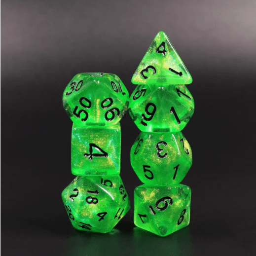 Foam Brain Games: Emerald City Dice Set - Image 3