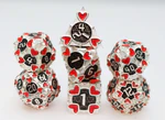 Foam Brain Games: Erotes' Arrow: Anteros - Metal RPG Dice Set