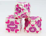 Foam Brain Games: Erotes' Arrow: Hedylogos - Metal RPG Dice Set - Image 3