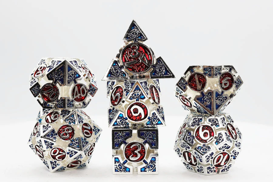Foam Brain Games: Oculus Watchful - Metal Dice Set