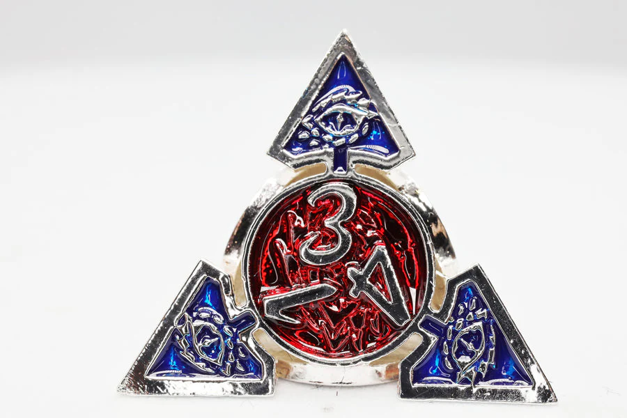 Foam Brain Games: Oculus Watchful - Metal Dice Set - Image 2