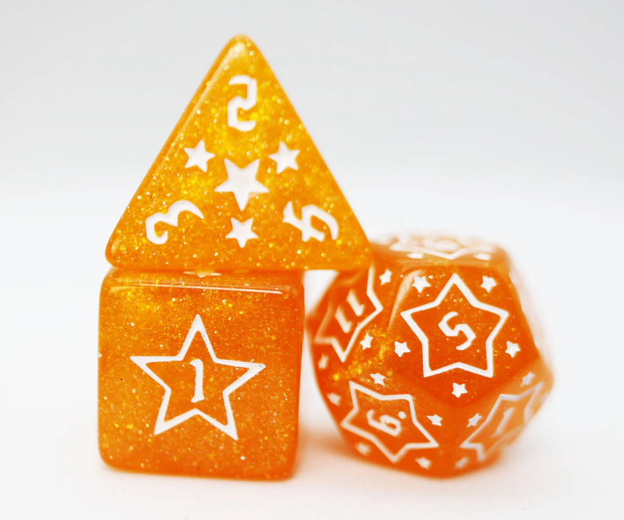 Foam Brain Games: Shooting Stars - Sodium RPG Dice Set - Image 2
