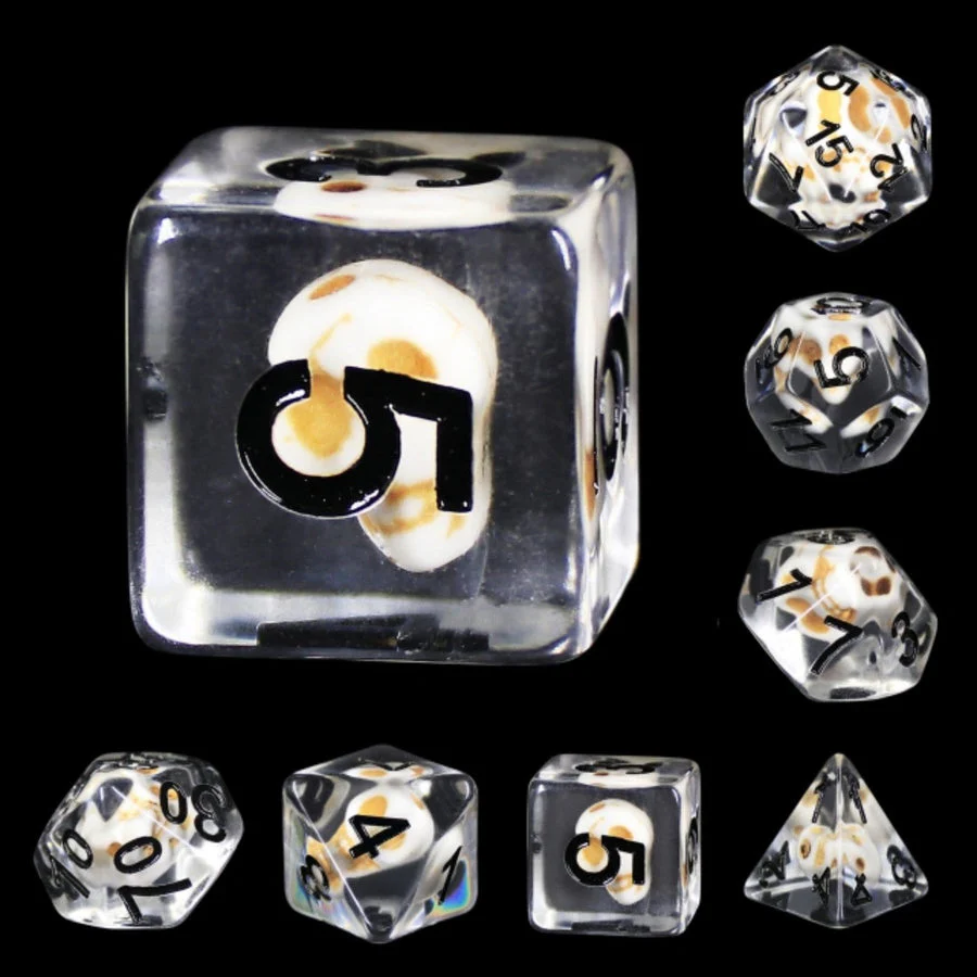 Foam Brain Games: Stone Skull - Dice Set - Image 2
