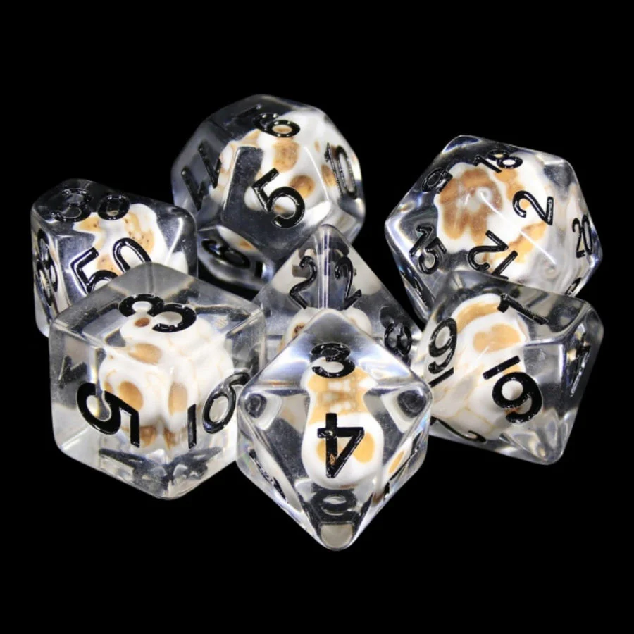 Foam Brain Games: Stone Skull - Dice Set - Image 3