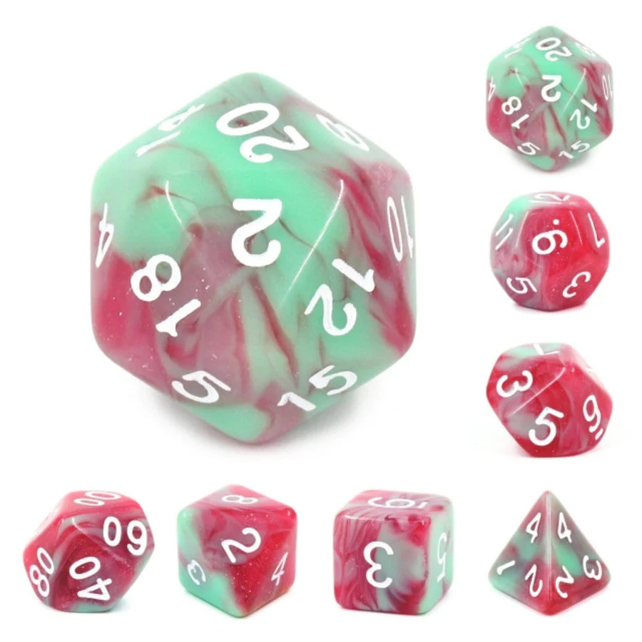 Foam Brain Games: Strawberry Creme - Dice Set - Image 2