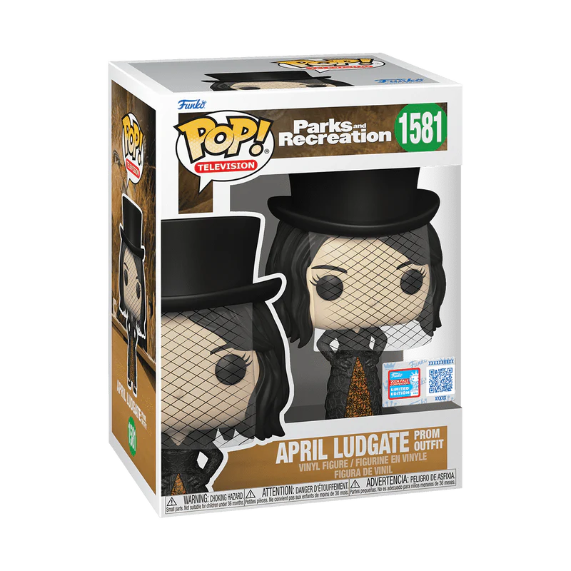 Funko POP! April Ludgate (prom) - New York Comic Con Exclusive (2024 Fall Convention Sticker)