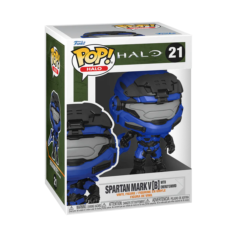 Funko Pop!: Halo - Spartan Mark V[B] with Energy Sword