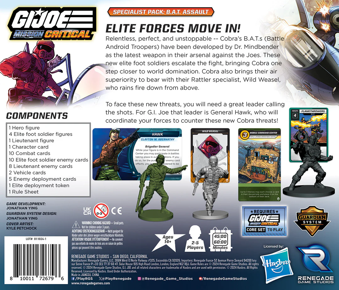 G.I. JOE Mission Critical: Specialist Pack B.A.T. Assault - Image 2