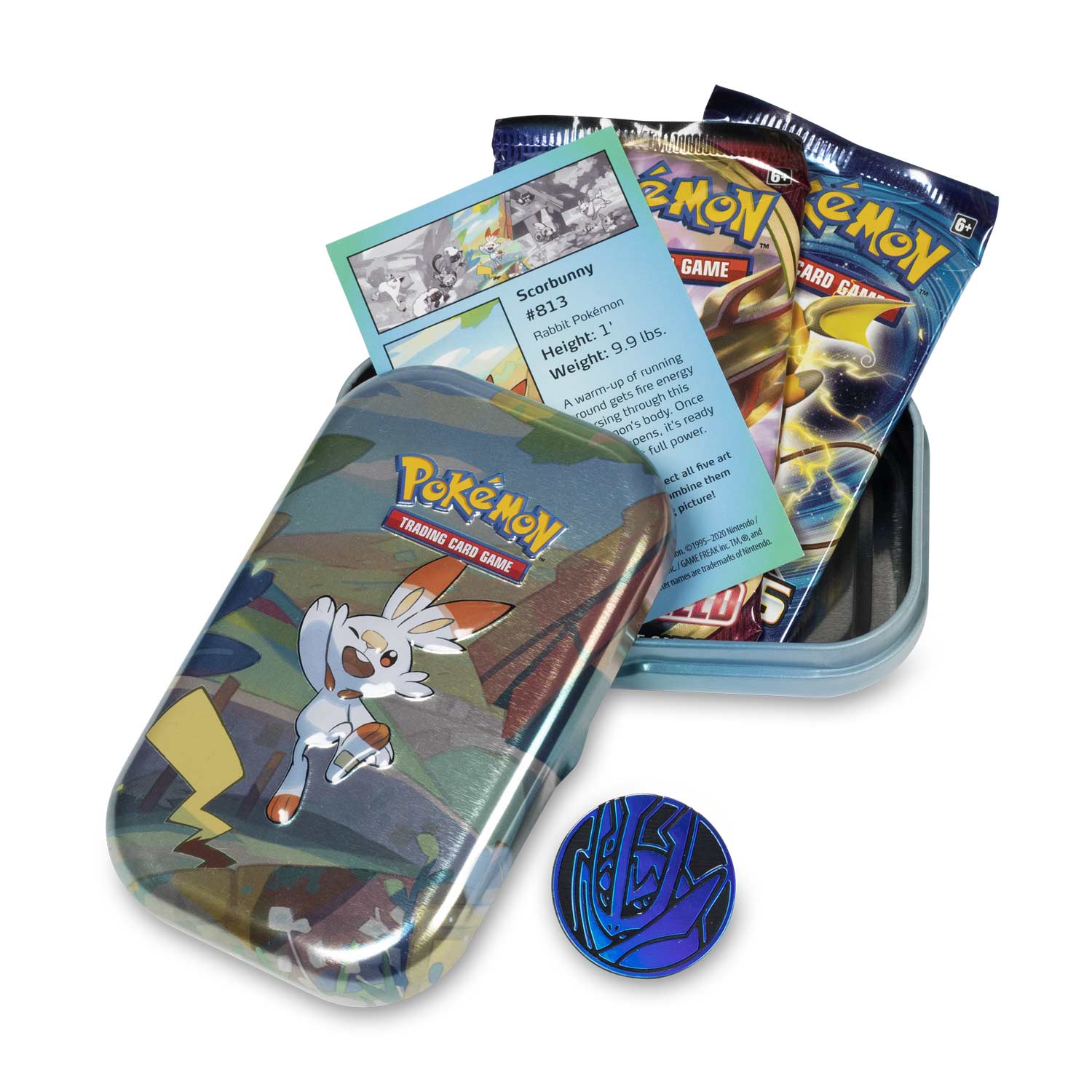 Galar Pals - Mini Collector's Tin (Scorbunny & Pikachu) - Image 3