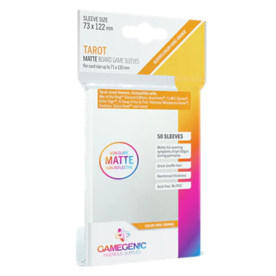 Gamegenic: Board Game Sleeves - Tarrot (Clear)