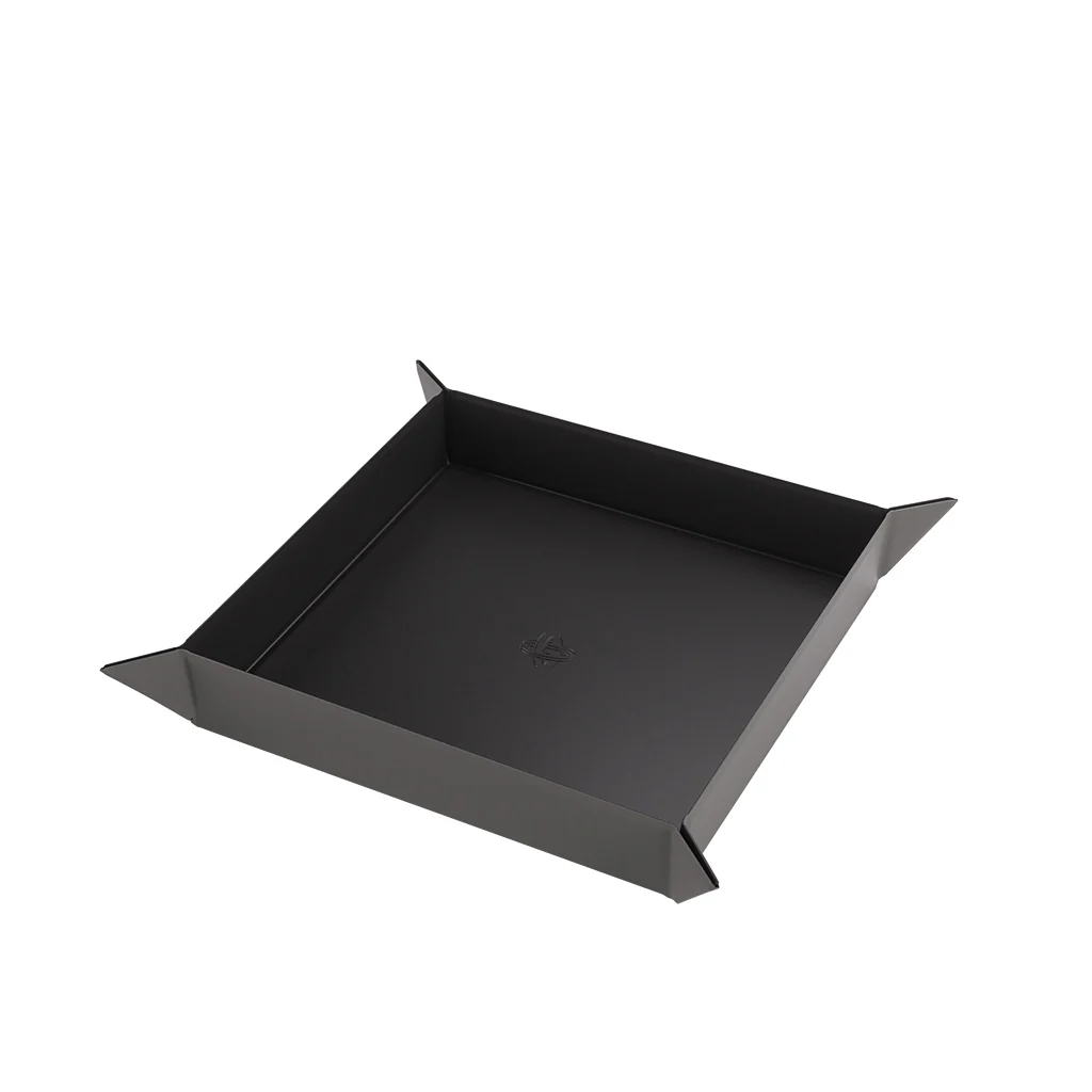 Gamegenic: Magnetic Dice Tray Square - Black/Gray
