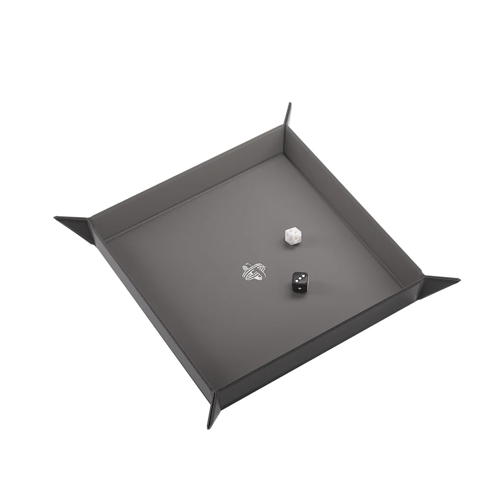 Gamegenic: Magnetic Dice Tray Square - Black/Gray - Image 3