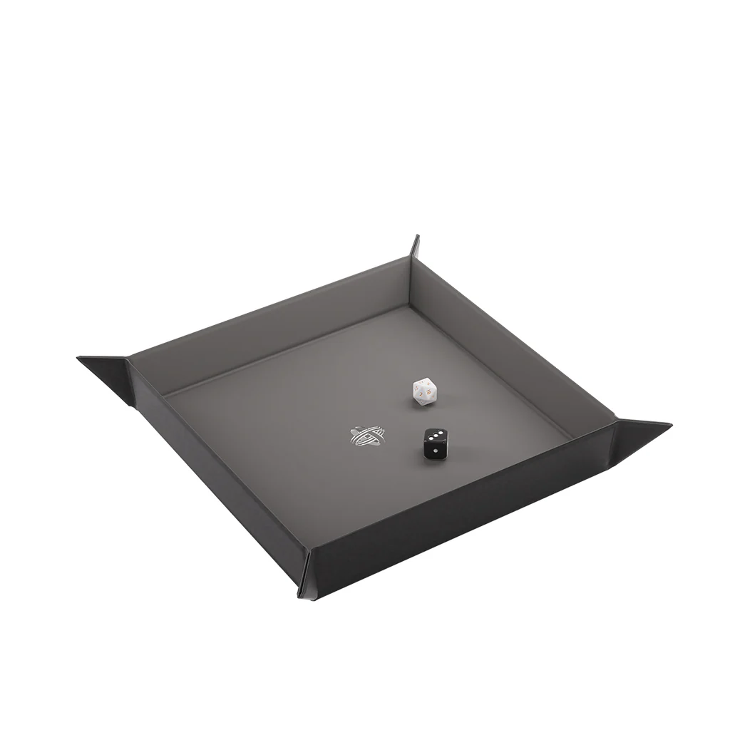 Gamegenic: Magnetic Dice Tray Square - Black/Gray - Image 4