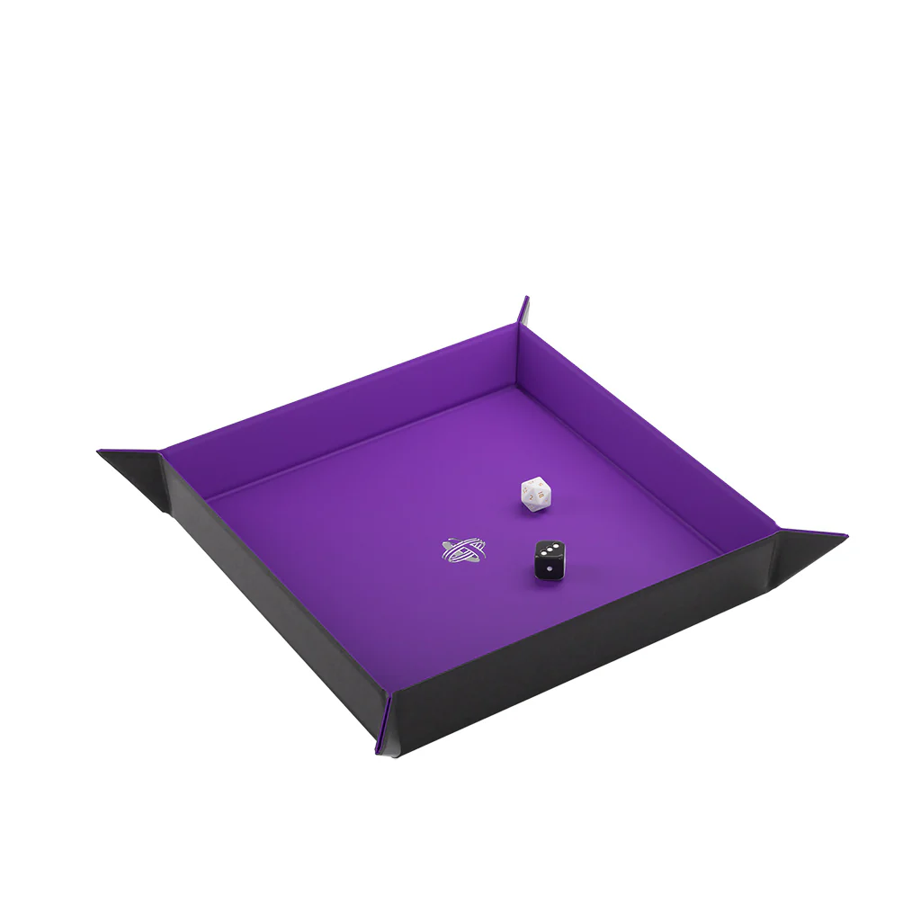 Gamegenic: Magnetic Dice Tray Square - Black/Purple - Image 4