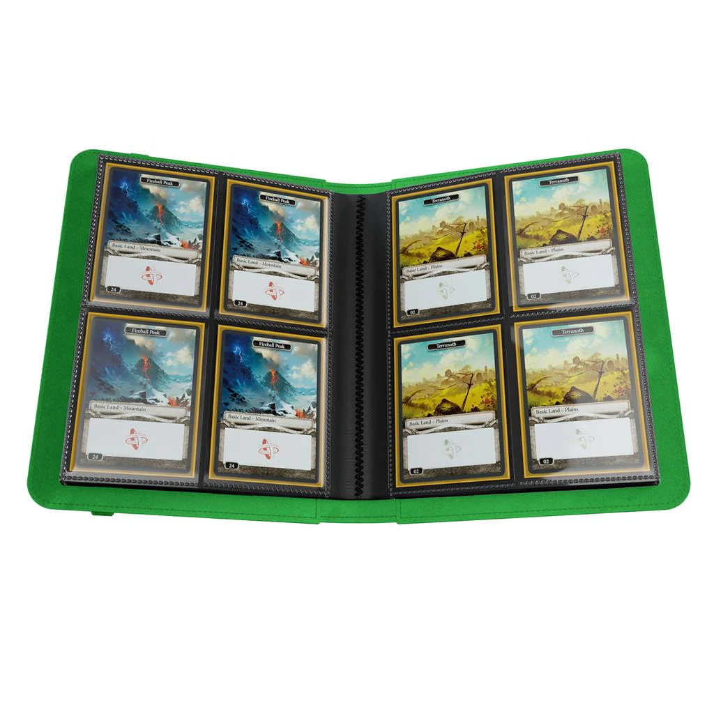 Gamegenic: Prime Album 8-Pocket - Green - Image 4
