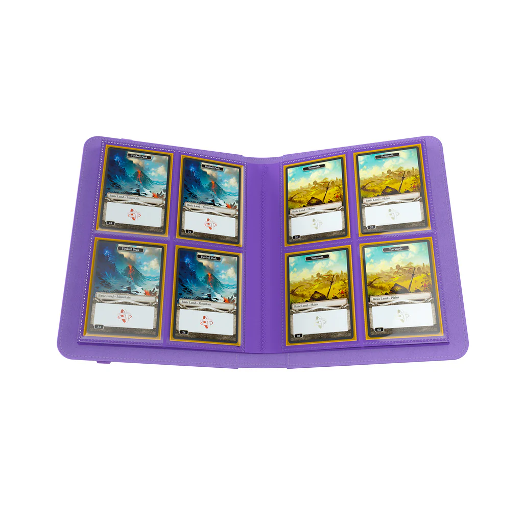Gamegenic: Prime Album 8-Pocket - Purple - Image 3
