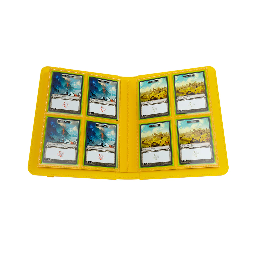 Gamegenic: Prime Album 8-Pocket - Yellow - Image 3