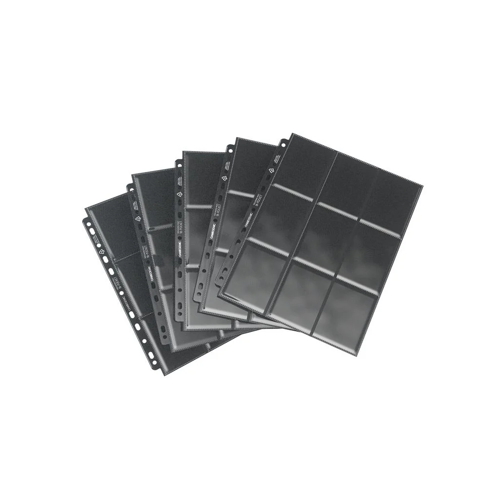 Gamegenic: Sideloading 18-Pocket Pages - 50 Pages (Black) - Image 2