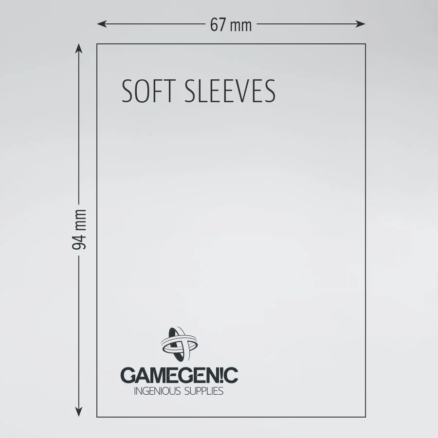 Gamegenic: Soft Sleeves 100ct - Clear - Image 3