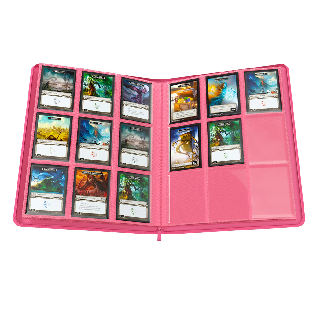 Gamegenic: Zip-Up Album 18-Pocket - Pink - Image 4