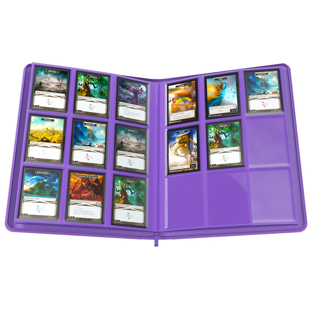 Gamegenic: Zip-Up Album 18-Pocket - Purple - Image 4