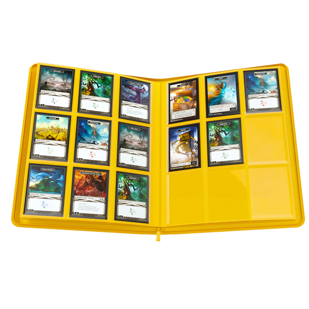 Gamegenic: Zip-Up Album 18-Pocket - Yellow - Image 4