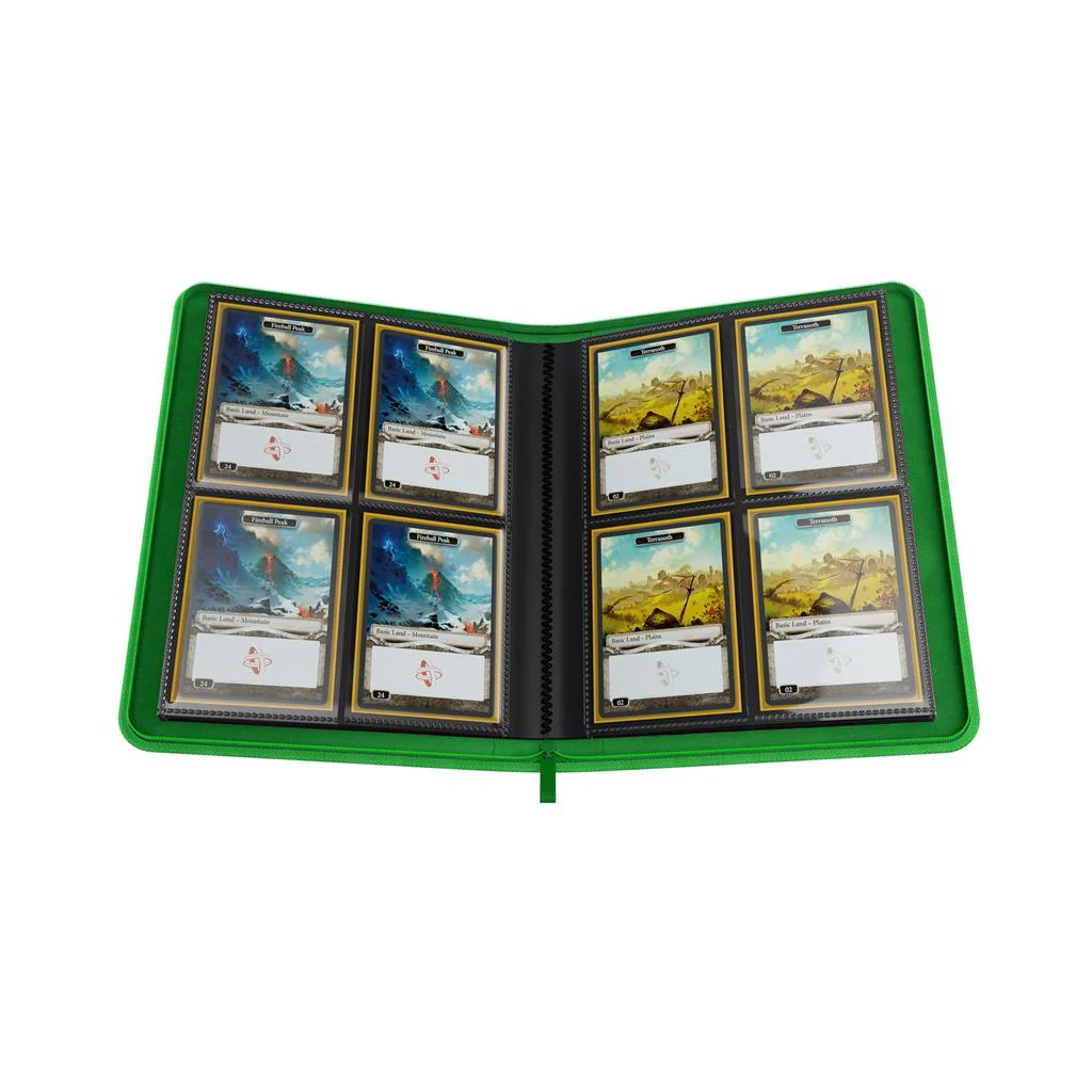 Gamegenic: Zip-Up Album 8-Pocket - Green - Image 5