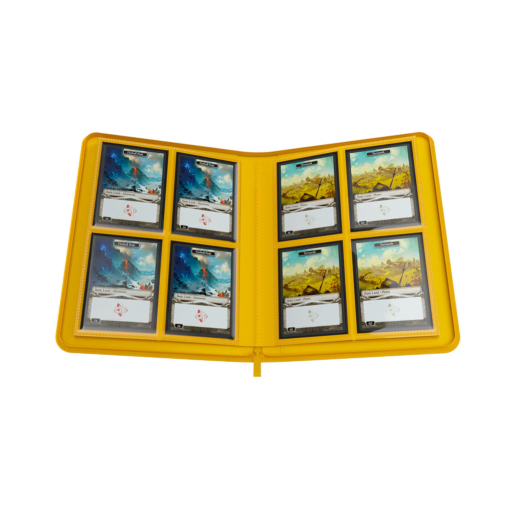 Gamegenic: Prime Album 8-Pocket - Yellow - Image 3