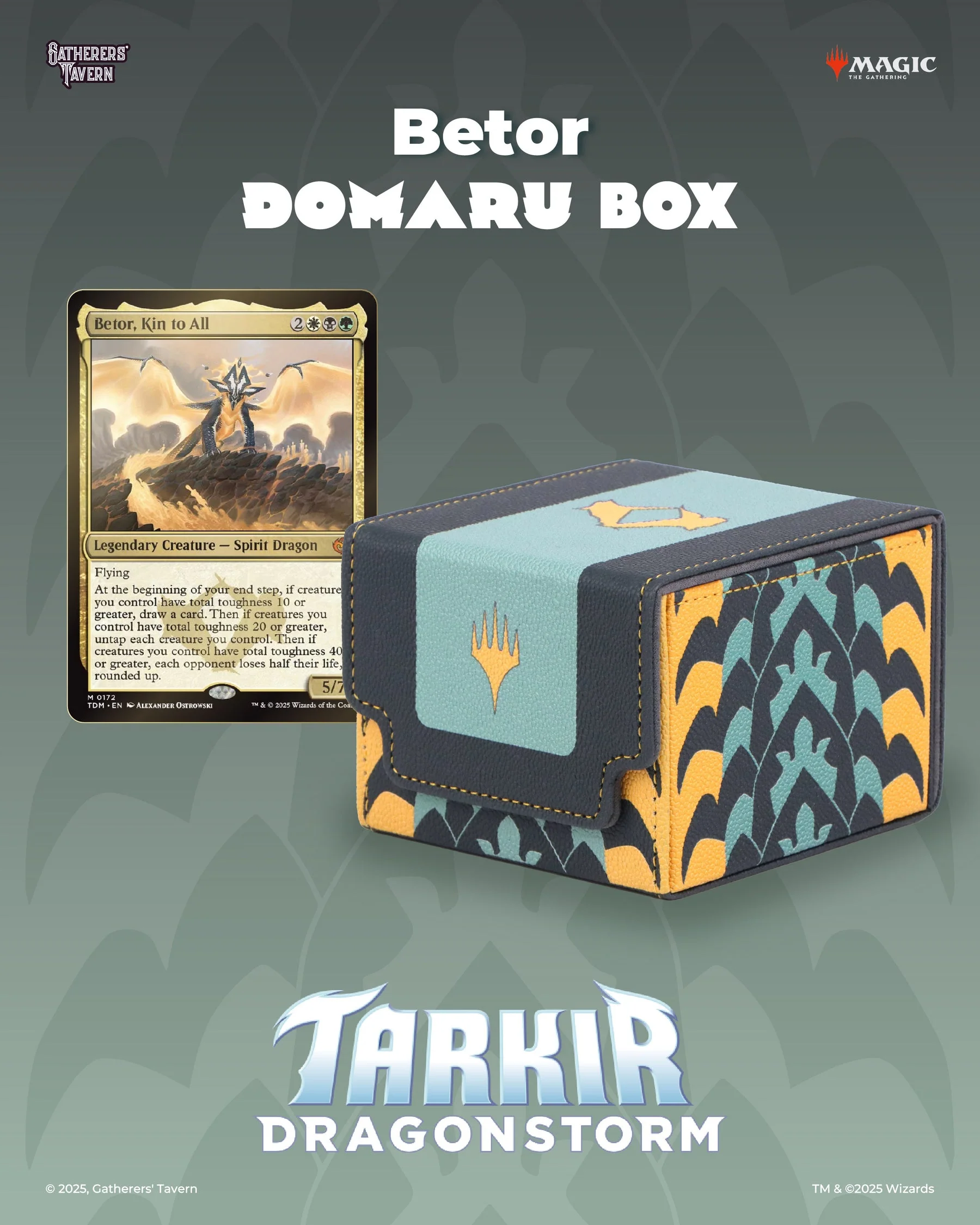 Gatherers' Tavern: Domaru Deck Box - Betor