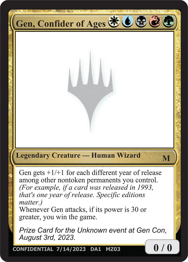 Gen, Confider of Ages [Mystery Booster]