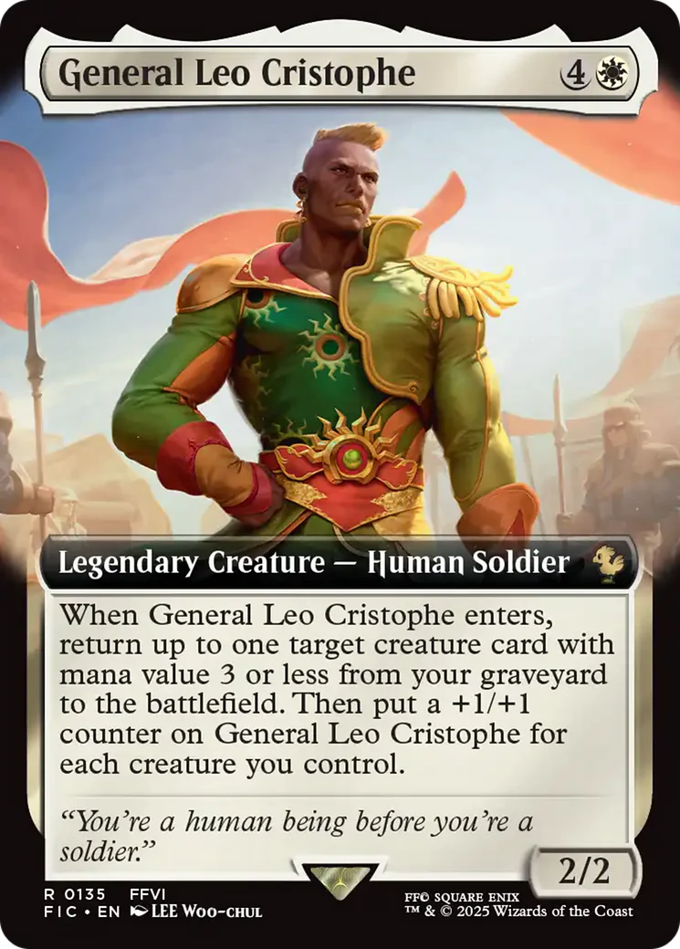 General Leo Cristophe (Extended Art) [FINAL FANTASY Commander]