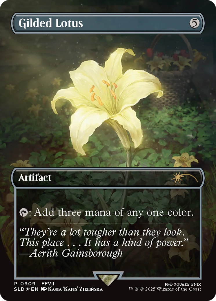 Gilded Lotus (Rainbow Foil) (909) [Secret Lair Drop Series]