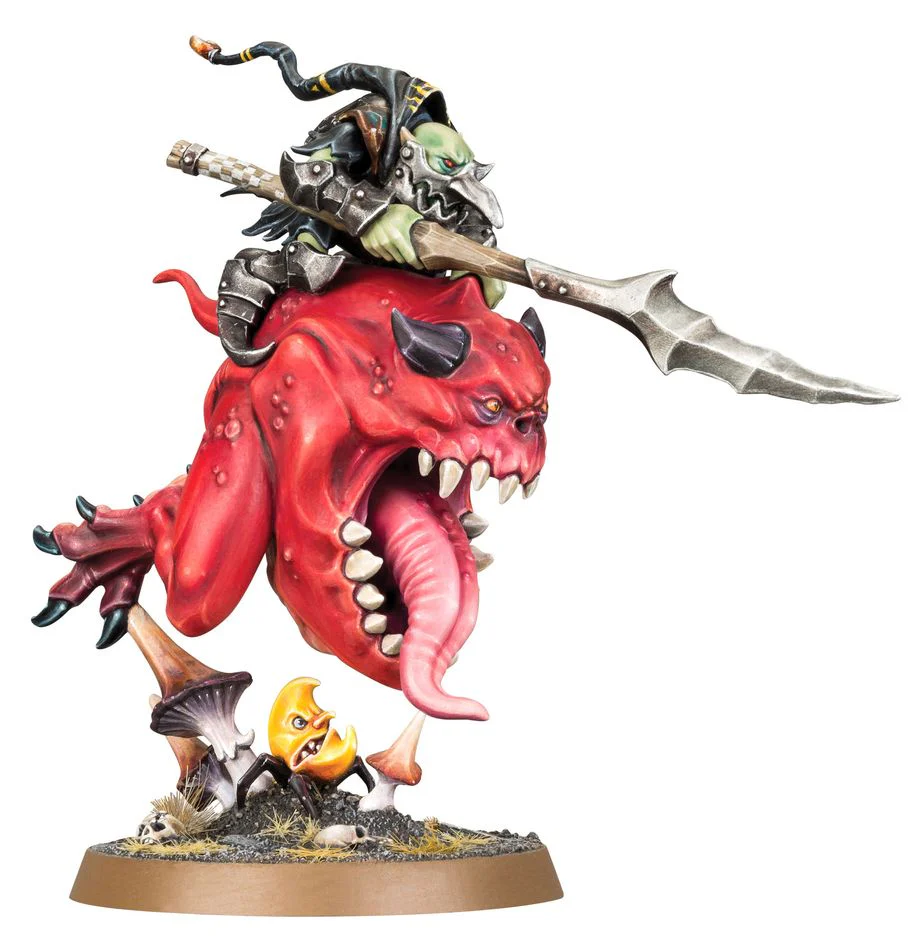 Warhammer Age of Sigmar: Gloomspite Gitz - Loonboss On Giant Cave Squig - Image 2