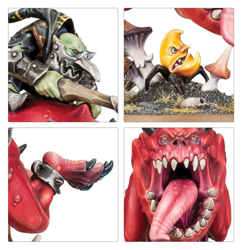 Warhammer Age of Sigmar: Gloomspite Gitz - Loonboss On Giant Cave Squig - Image 3