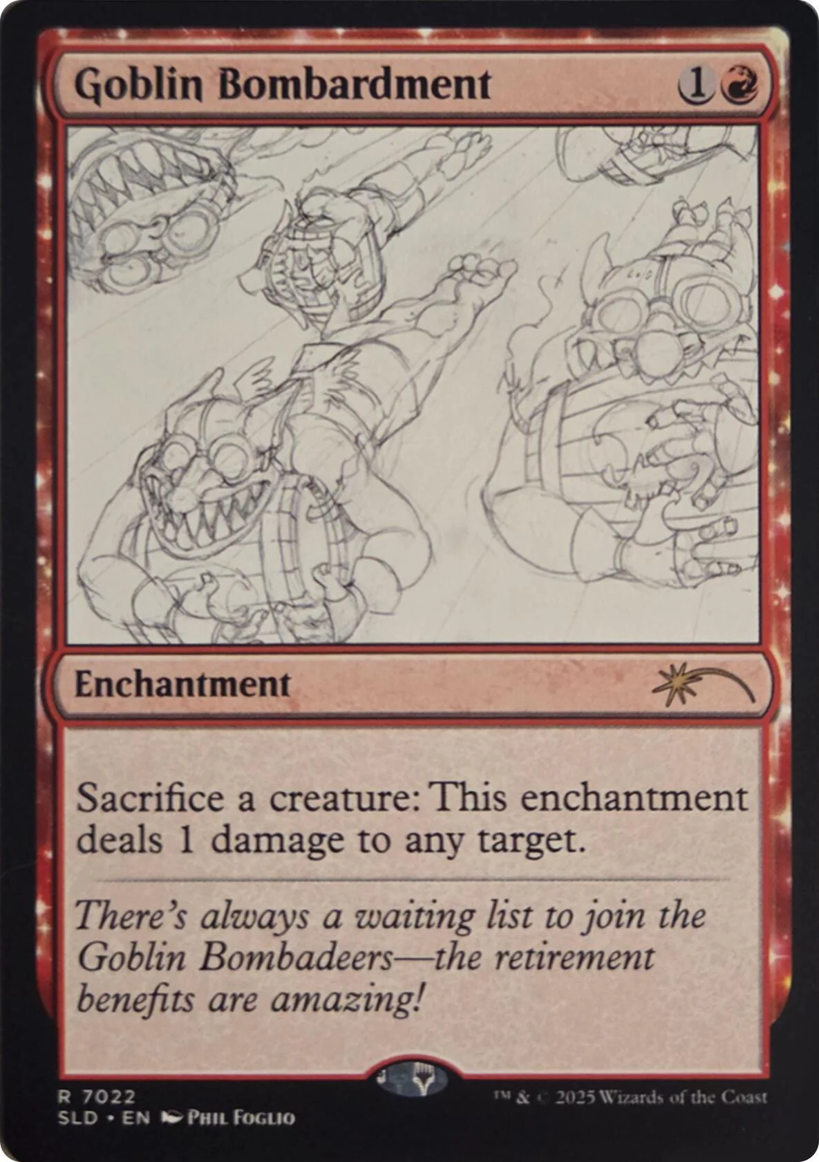 Goblin Bombardment (7022) [Secret Lair Drop Series]