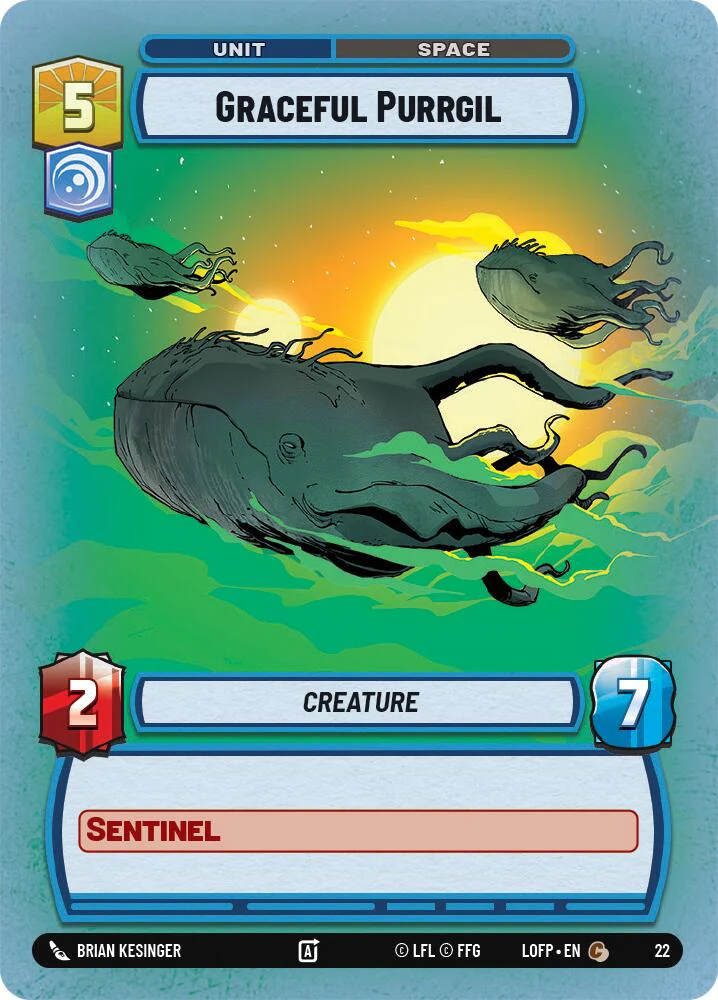 Graceful Purrgil (22) (22) [Legends of the Force: Weekly Play]