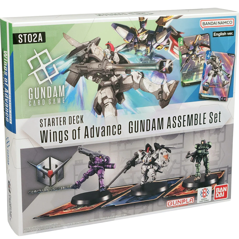 Gundam Card Game: Wings of Advance - Starter Deck Gundam Assemble Set (ST02A)