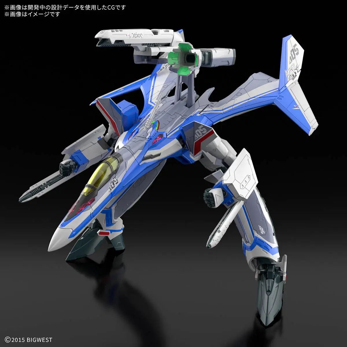 Gunpla: 1/100 HG VF-31J Siegfried Hayate Immelmann Use (2773800) - Image 4
