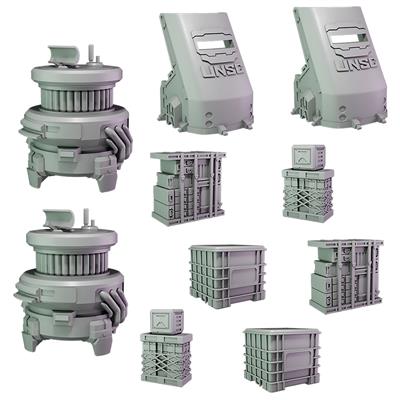 Halo: Flashpoint - UNSC Scenery Set