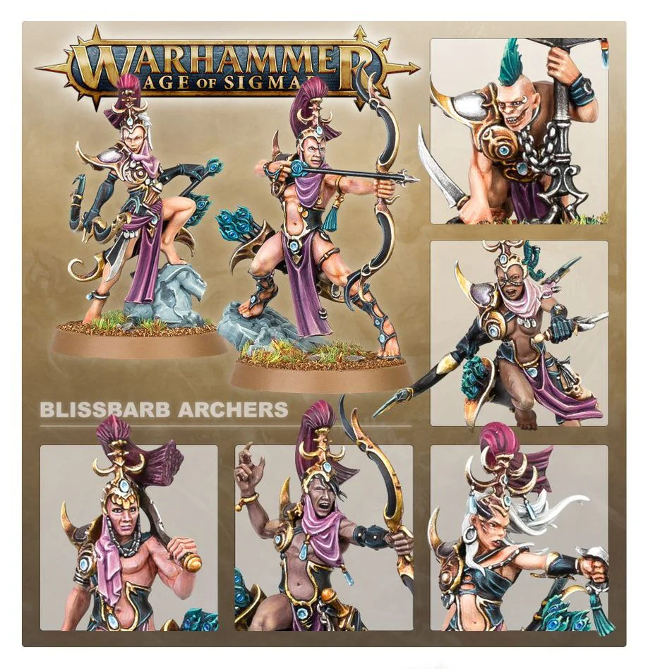 Warhammer Age of Sigmar: Hedonites Of Slaanesh - Blissbarb Archers - Image 6