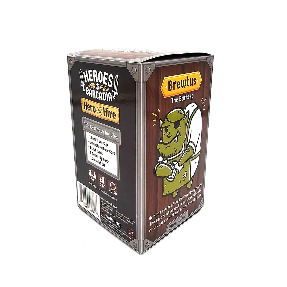 Heroes of Barcadia: Heroes for Hire - Brewtus the Barkeep Character Cup - Image 2