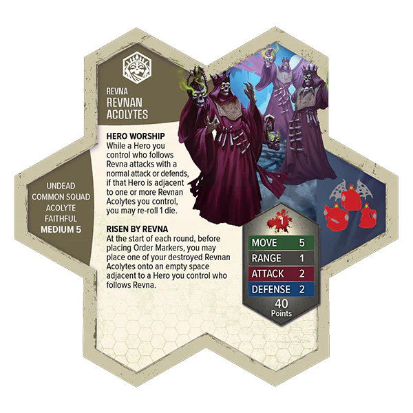 Heroscape Army Expansion: Boiling Tension - Revan Acolytes and Grave Grim - Image 3