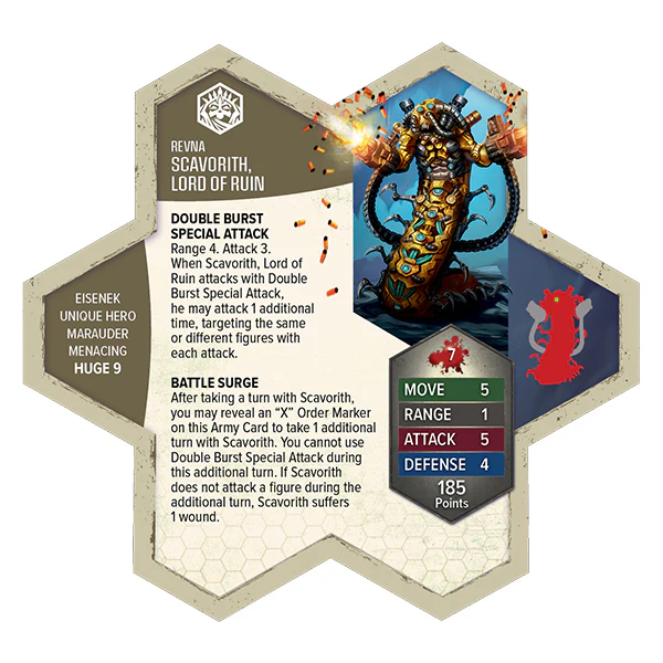 Heroscape Army Expansion: Boiling Tension - Scavorith, Lord of Ruin - Image 3